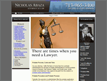 Tablet Screenshot of nickabaza.com